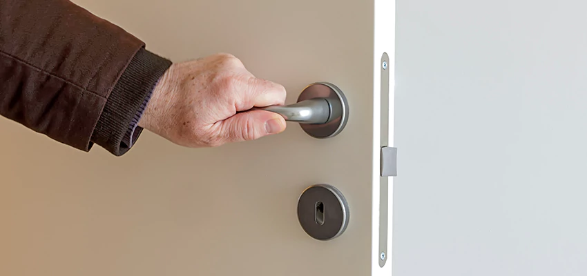 Restroom Locks Privacy Bolt Installation in Oak Park, California